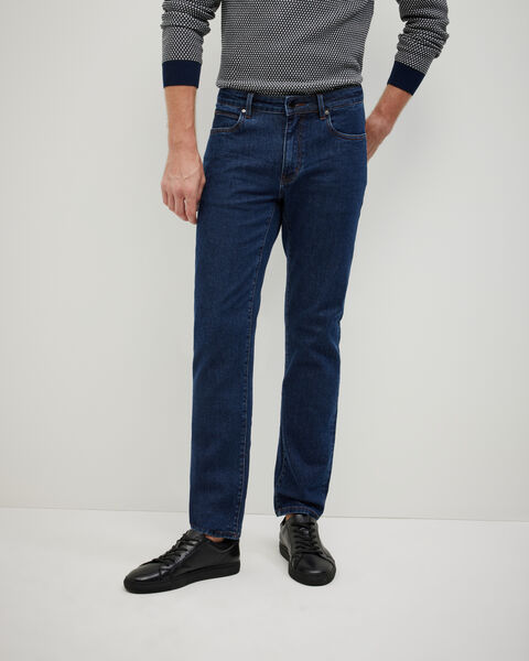 Better Denim Straight Leg Jeans, Dark Indigo, hi-res